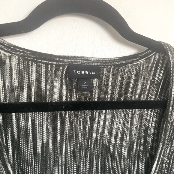 Torrid Scoop Neck Marble Flare Dress - Size 2X - Picture 7 of 16